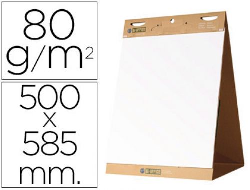 Bloco Flipchart de mesa Bi-office Earth 500x585mm - 20 folhas , Bi-office , FL1420403 , 5603750550402